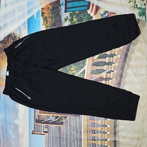 J. Crew Black High Rise Pants Zippered Pockets Size 2 - Picture 2 of 5